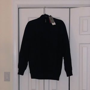 Men’s Black half-zip sweater (M)